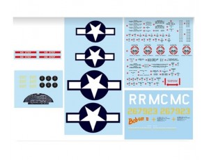Flightline 1.6M P-38L Green Decal Sheet 